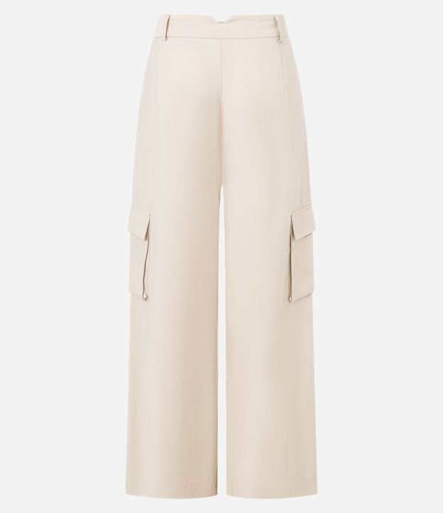 Pantalón Pantalona con Bolsillos Cargo Laterales 6