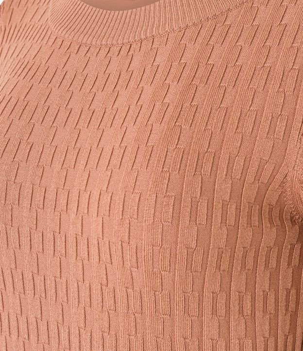 Blusa en Punto Leve con Texturas 6