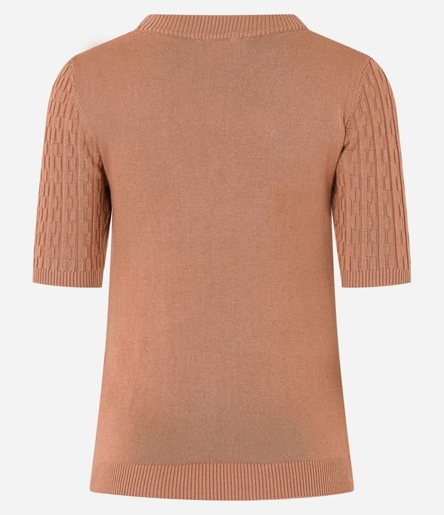Blusa en Punto Leve con Texturas 8