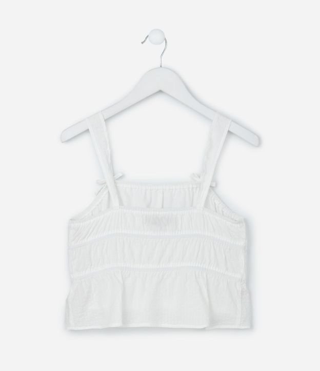 Blusa Infantil en Tricolina con Lacitos - Talle 5 a 14 años 2