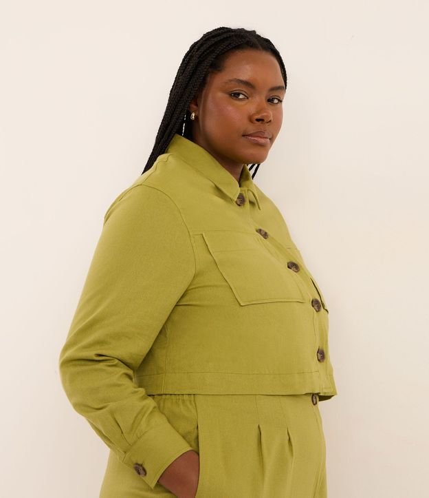 Campera en Viscolino con Bolsillos Curve & Plus Size