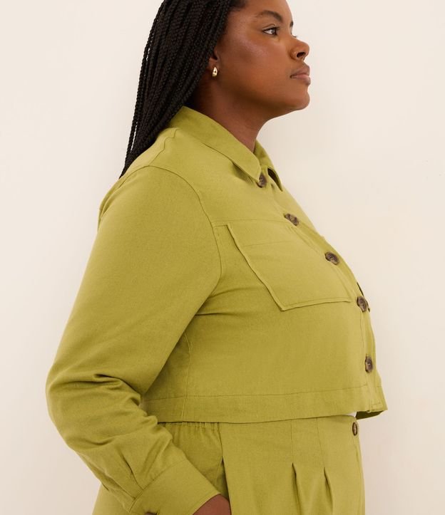 Campera en Viscolino con Bolsillos Curve & Plus Size 3