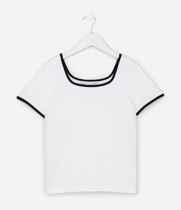 Remera Infantil Seamless Acanalada - Talle 5 a 14 años 2