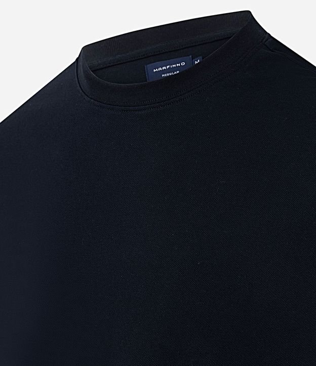 Remera Casual en Algodón con Cuello Redondo 2