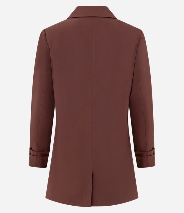 Blazer Oversized Alargado en Sastrería con Pliegues en el Puño 7