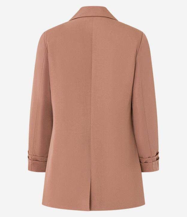 Blazer Oversized Alargado en Sastrería con Pliegues en el Puño 7