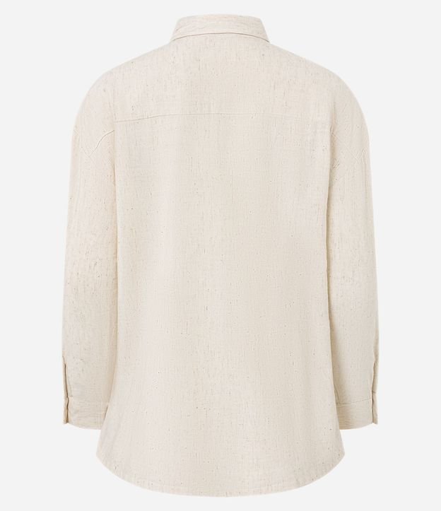 Camisa en Viscolino con Laise en la Bajo 9