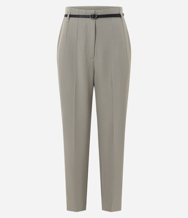 Pantalón Zanahoria Sastrería con Cinturón Hebilla 6