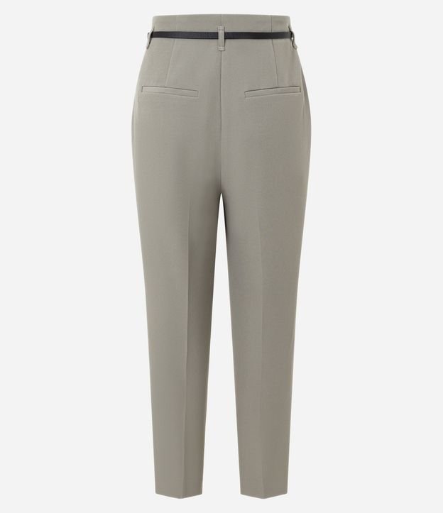 Pantalón Zanahoria Sastrería con Cinturón Hebilla 7