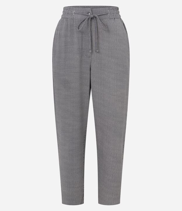 Pantalón en Crepé con Estampado Geométrico 5
