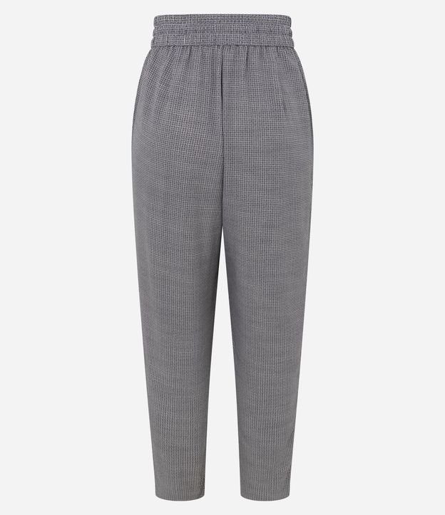 Pantalón en Crepé con Estampado Geométrico 7