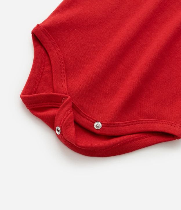 Body Corto Infantil con Cuello Polo y Estampa Rayada - Talle 0 a 18 meses 6
