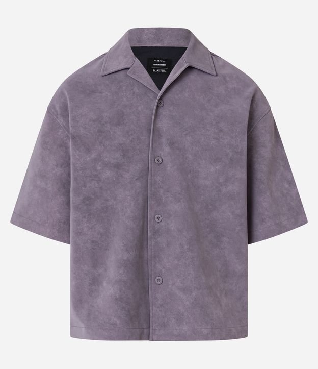 Camisa Oversized en PU Efecto Desteñido 9