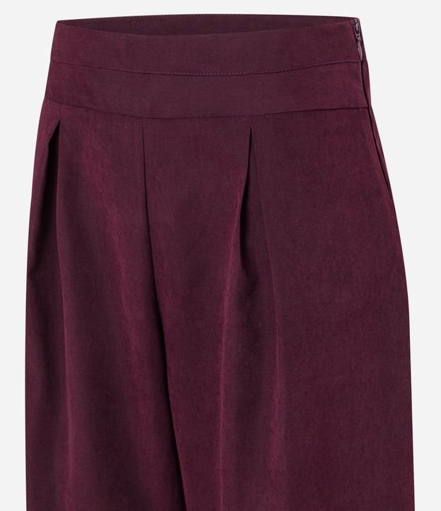 Pantalón Pantalona en Cupro con Pliegues 8