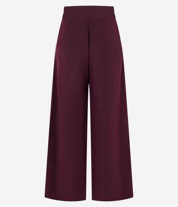 Pantalón Pantalona en Cupro con Pliegues 9