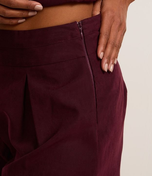 Pantalón Pantalona en Cupro con Pliegues 4