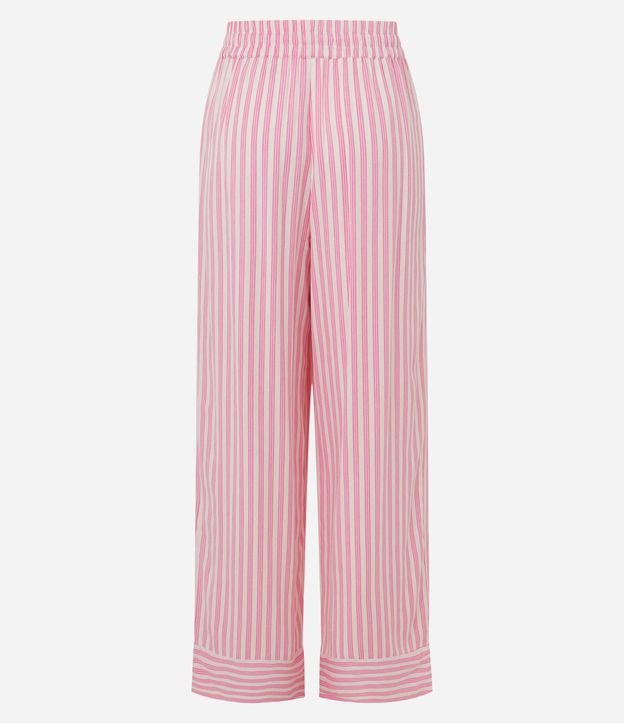 Pantalón Recto Fluida en Cambraia con Rayas verticales 7