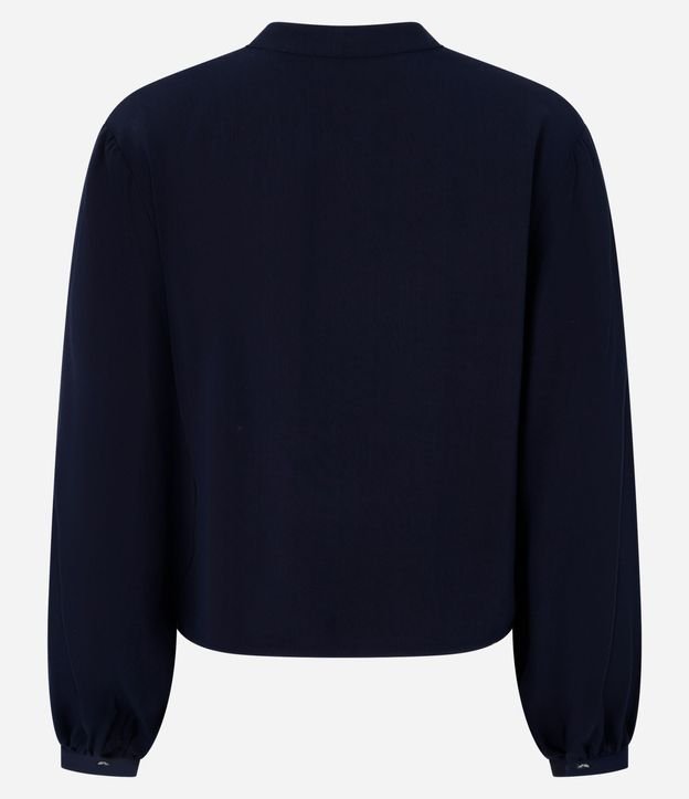 Camisa en Viscosa con Cuello Padre y Botones 6