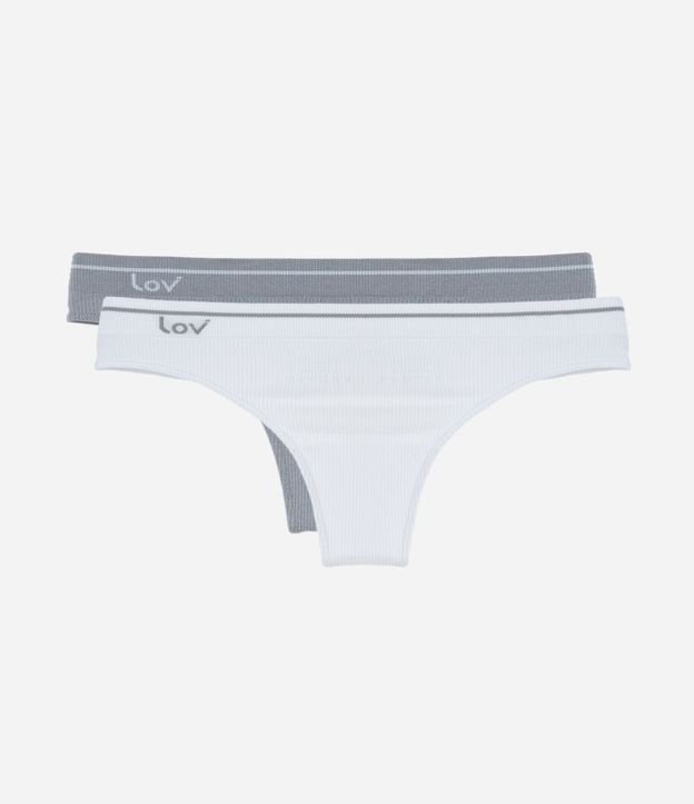 Kit 02 Bombachas Bikini Hilo sin Costura
