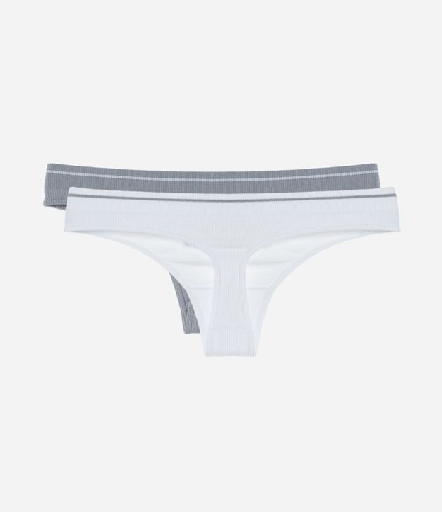 Kit 02 Bombachas Bikini Hilo sin Costura 2