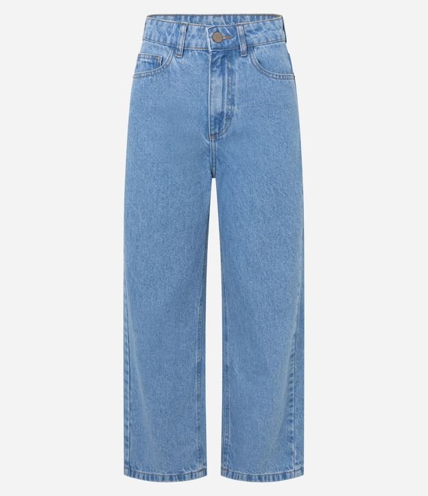 Pantalón Cropped Reta Jeans con Lavado Clássica 8