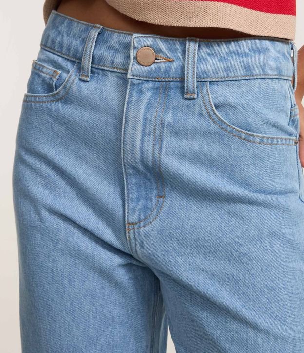 Pantalón Cropped Reta Jeans con Lavado Clássica 5