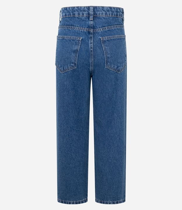 Pantalón Cropped Reta Jeans con Lavado Clássica 9