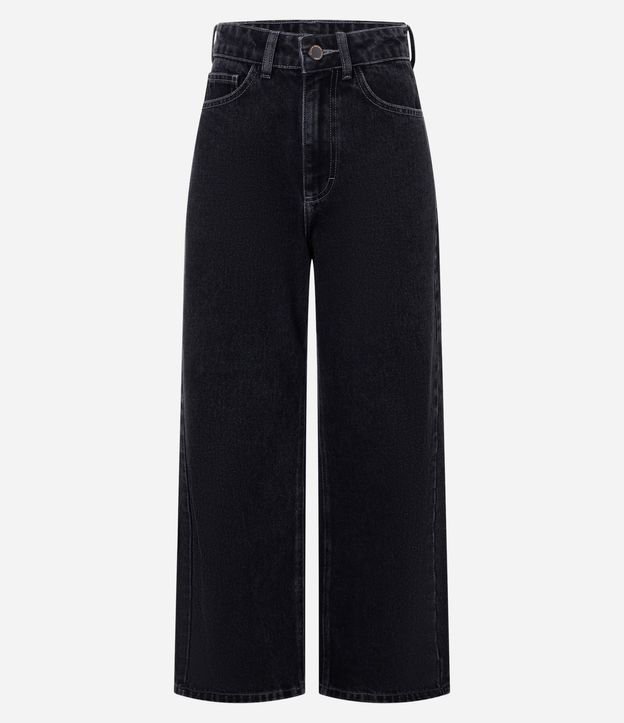 Pantalón Cropped Reta Jeans con Lavado Clássica 5