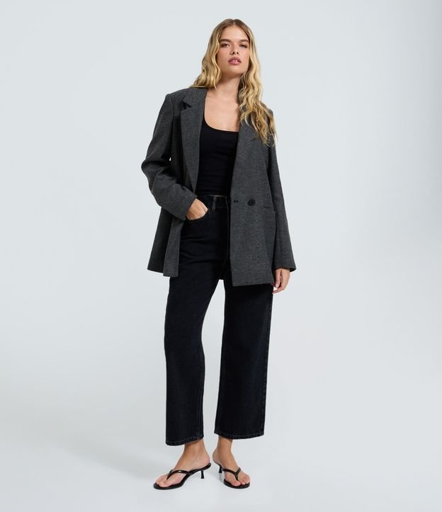 Pantalón Cropped Reta Jeans con Lavado Clássica 2