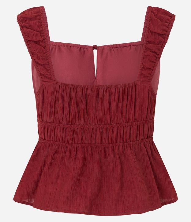 Blusa Texturizada con Lazo y Volado 7