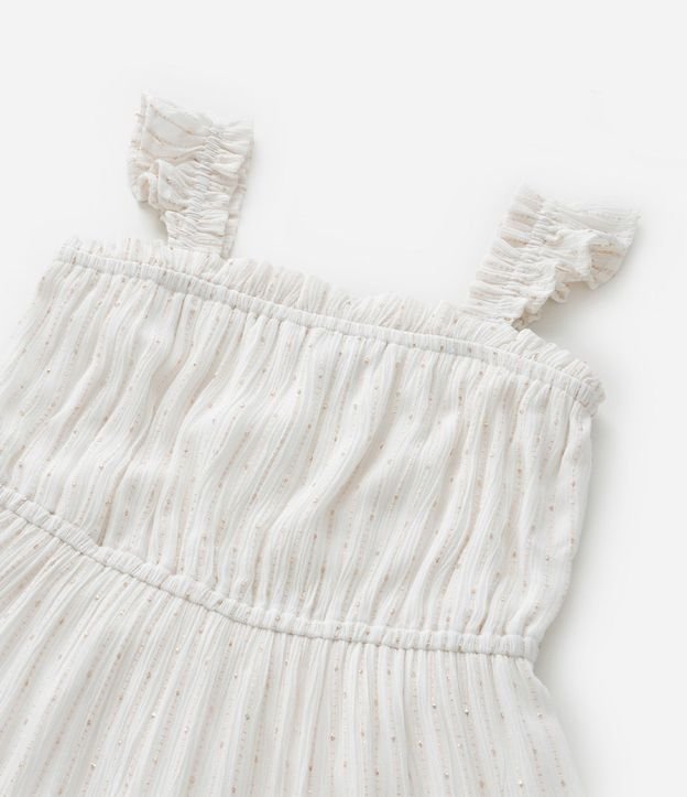 Vestido Infantil en Airflow Metalizado - Talle 5 a 14 años 8