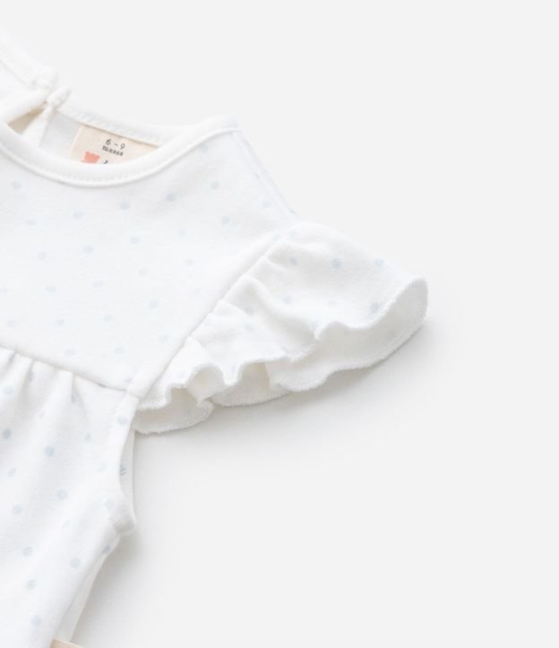 Conjunto Infantil con Estampa de Lazos y Bolsillo de Animalito - Talle 0 a 18 Meses 12
