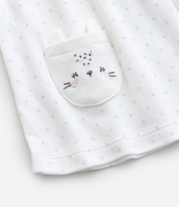Conjunto Infantil con Estampa de Lazos y Bolsillo de Animalito - Talle 0 a 18 Meses 13
