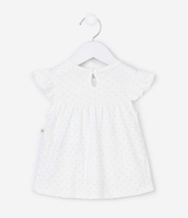 Conjunto Infantil con Estampa de Lazos y Bolsillo de Animalito - Talle 0 a 18 Meses 4