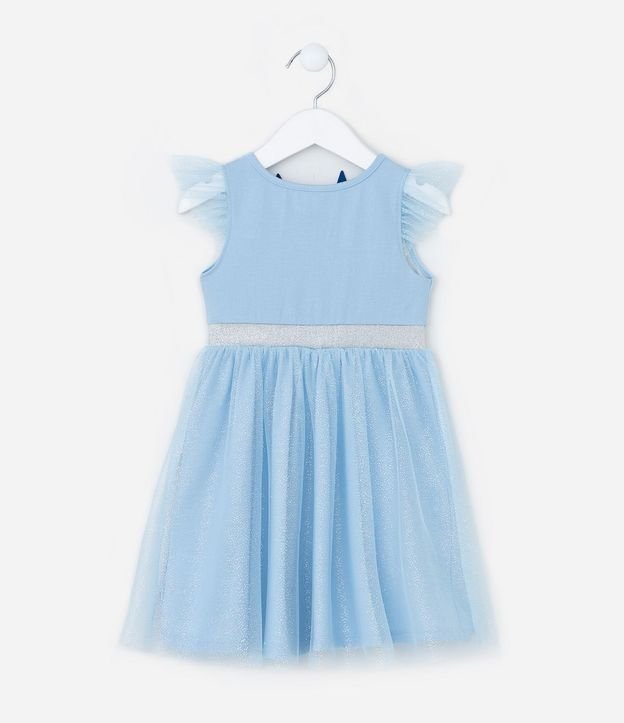 Vestido Infantil en Tule con Estampa Bluey - Talle 1 a 5 años 3