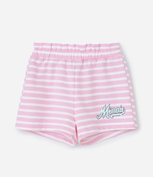 Conjunto Infantil con Estampa Minnie y Margarita y Rayas - Talle 1 a 6 años 4