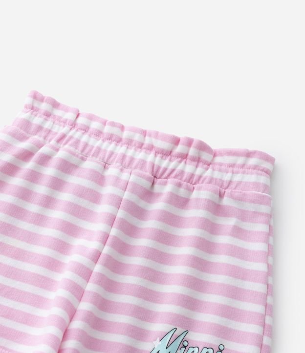 Conjunto Infantil con Estampa Minnie y Margarita y Rayas - Talle 1 a 6 años 8