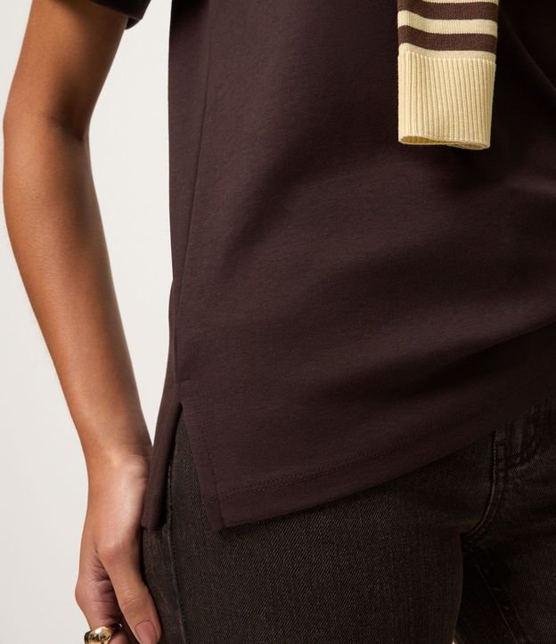 Remera T-Shirt en Suedine Básica 5