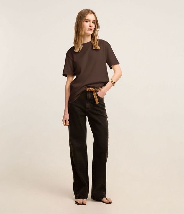 Remera T-Shirt en Suedine Básica
