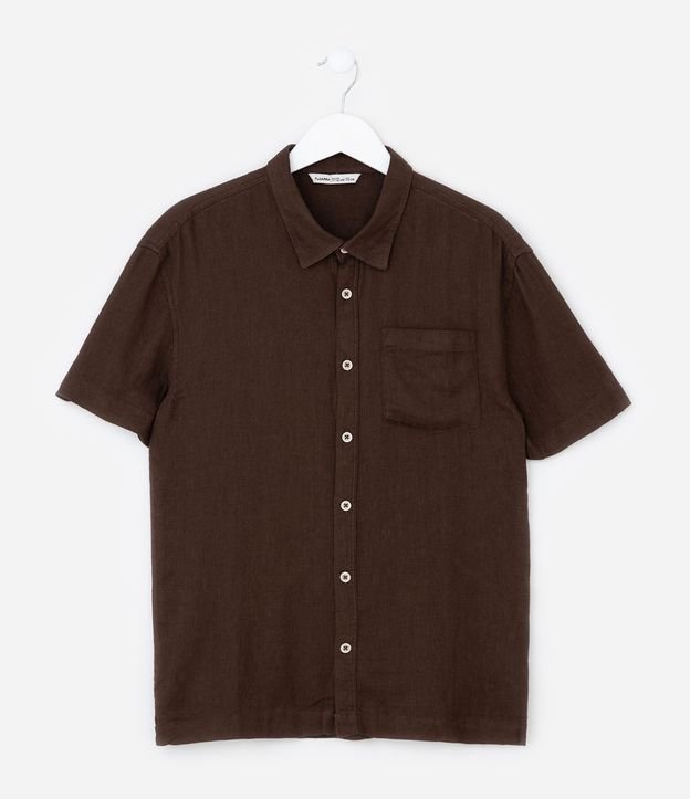 Camisa Infantil en Viscolino con Bolsillo - Talle 5 a 14 años 2