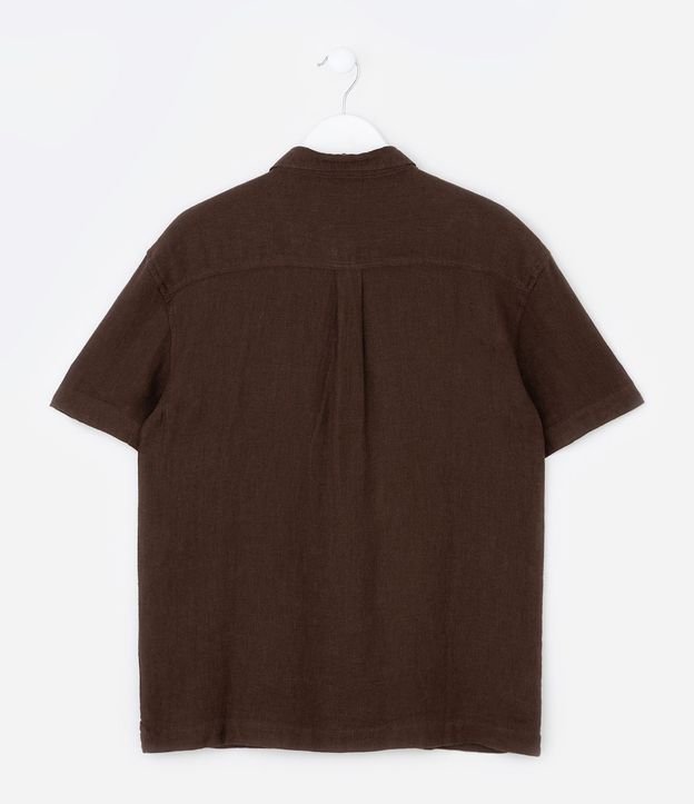 Camisa Infantil en Viscolino con Bolsillo - Talle 5 a 14 años