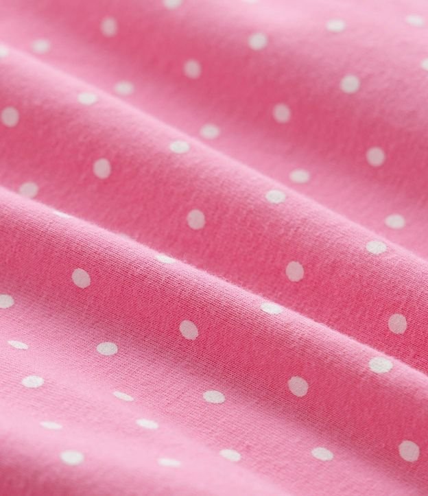 Vestido Body con Estampa de Lunares y Bordado Osita - Talle 0 a 18 Meses 4