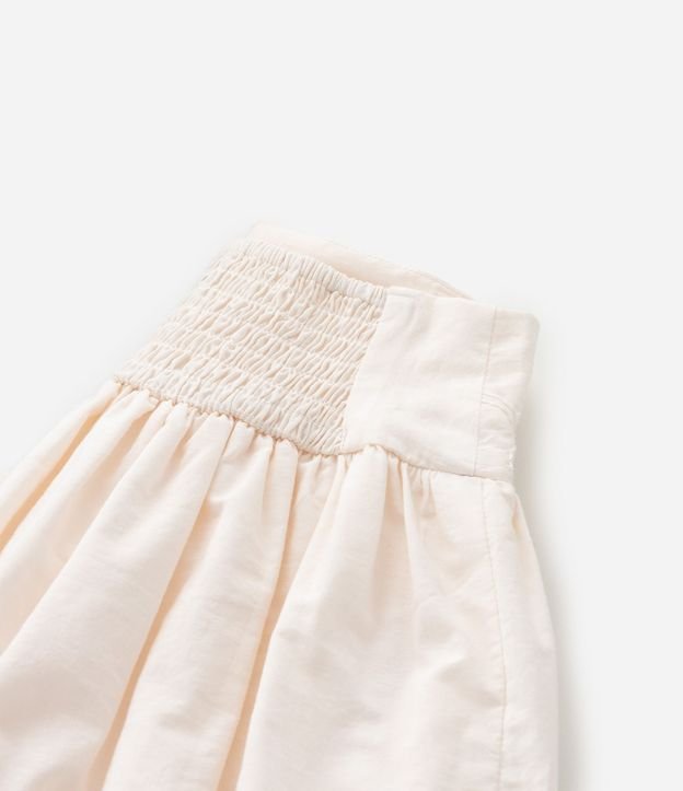 Pollera Infantil Balonê con Bordado Floral - Talle 1 a 6 años 5