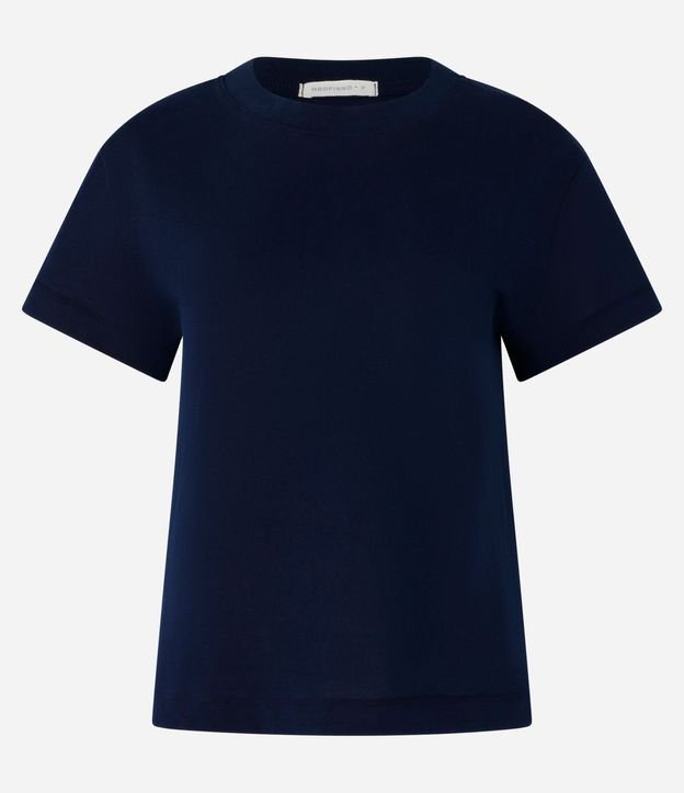 Remera en Algodón con Cuello Redondo 5