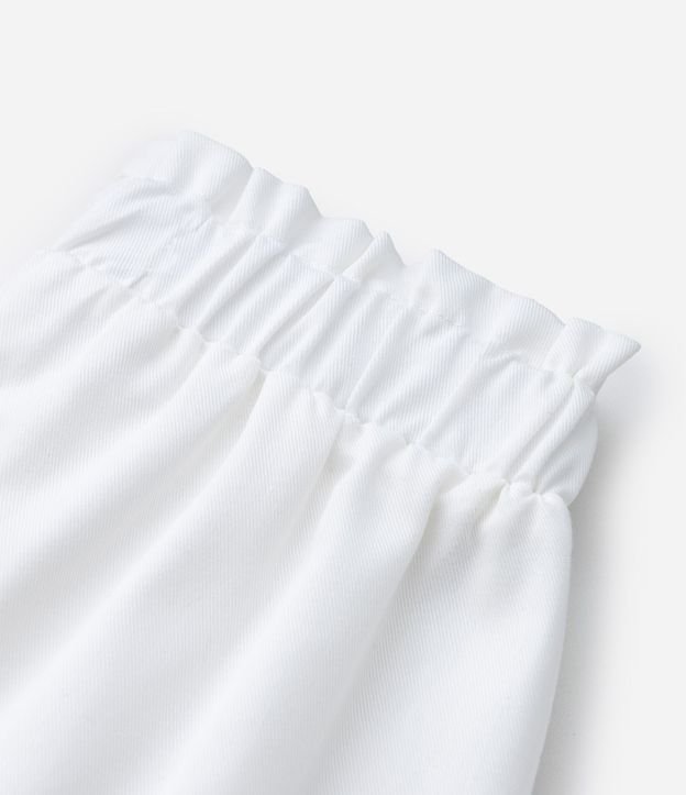 Pantalón Wide Leg Infantil en Sarga con Aplicación de Brillos- Talle 5 a 14 años 6