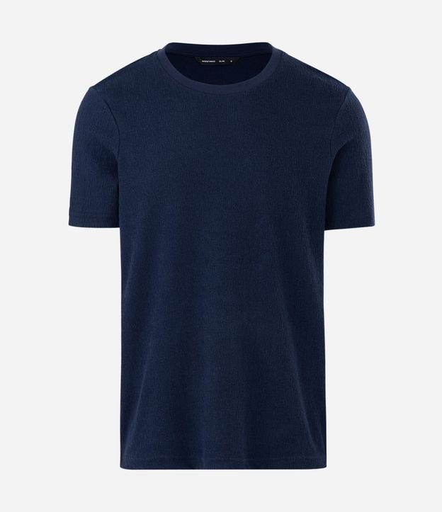 Remera Slim en Algodón Texturizada 5