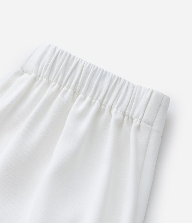 Short Pollera Infantil en Crepé con Brillos Sastre - Talle 5 a 14 años 6