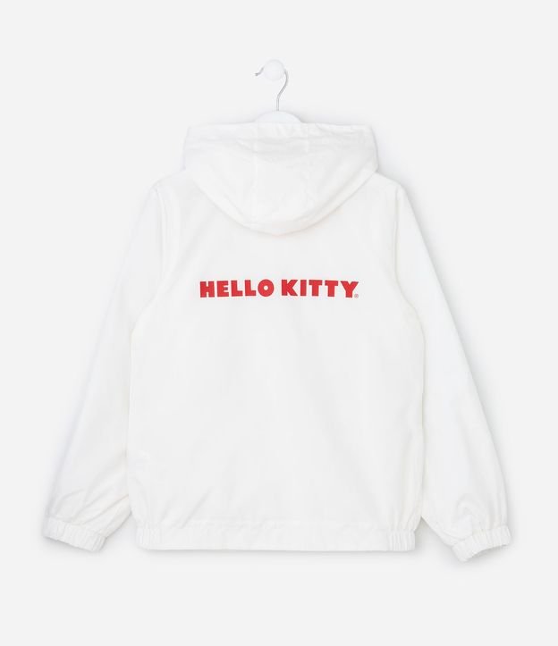 Campera Infantil Rompe Viento con Estampa Hello Kitty - Talle 5 a 14 años 2