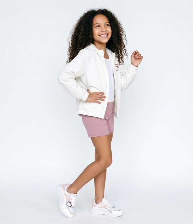 Campera Infantil Rompe Viento con Estampa Hello Kitty - Talle 5 a 14 años 2