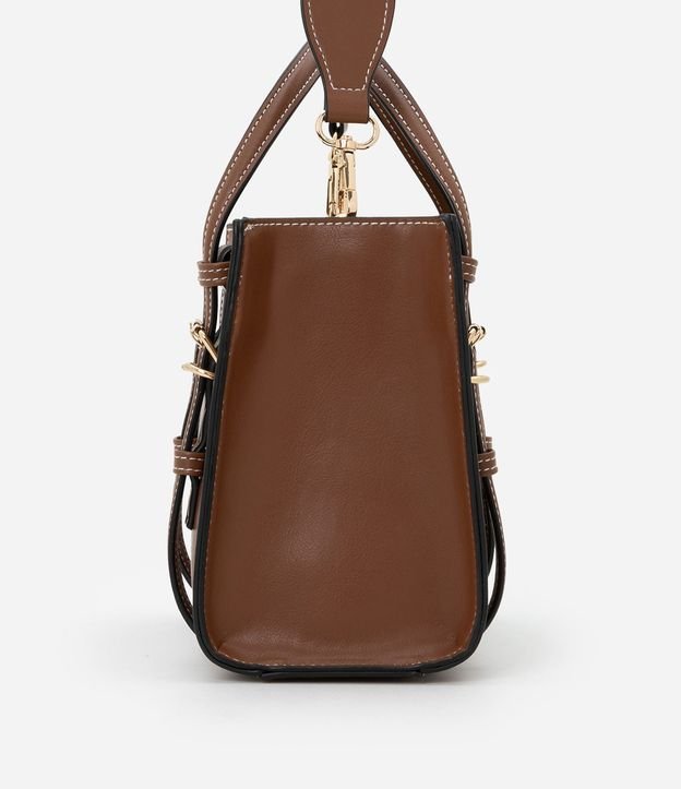 Bolsa Satchel Mediana con Correa de Mano Desmontable y Boho Romántico 2
